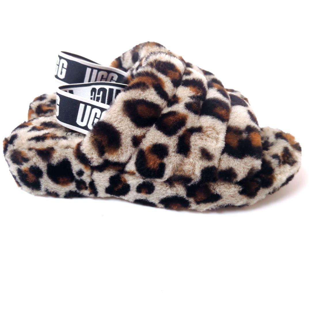 UGG FLUFF YEAH SLIDE　24cm 　レオパード　　24cm