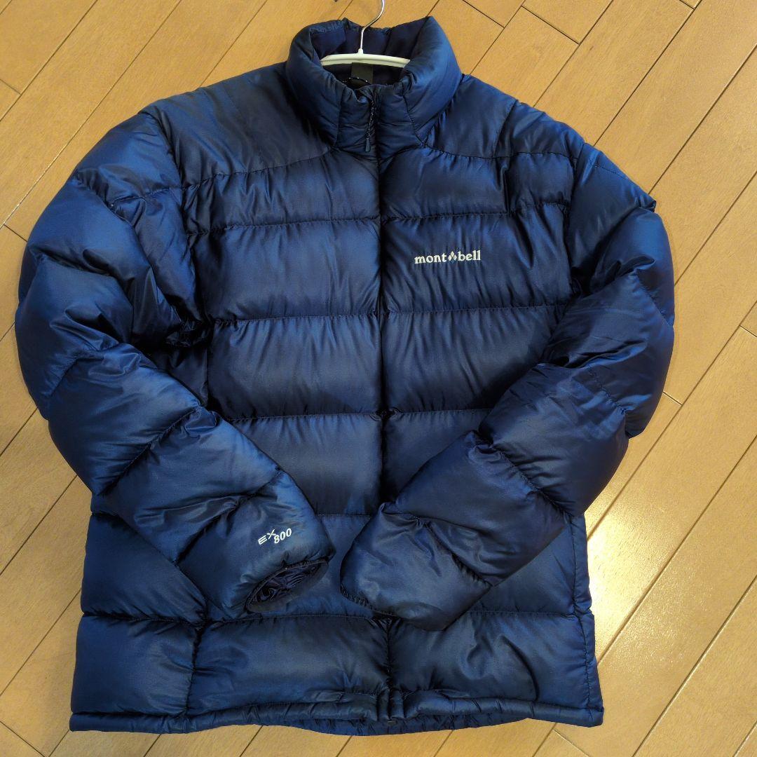 週末値下げ中！mont-bell　モンベル　ダウンジャケット 紺ライトアルパイン