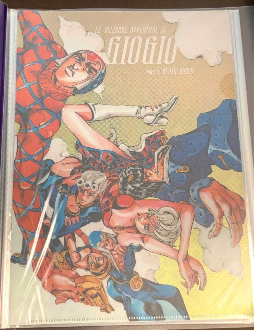 ジョジョの奇妙な冒険　原画展　クリアファイル8種類　1部〜８部