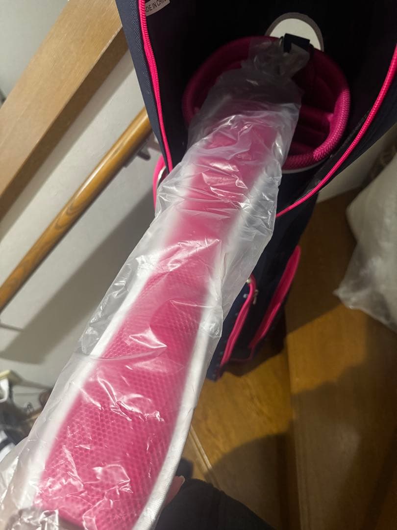 新品 ONESIDER キャディバッグ ネイビー レディース ゴルフバッグ