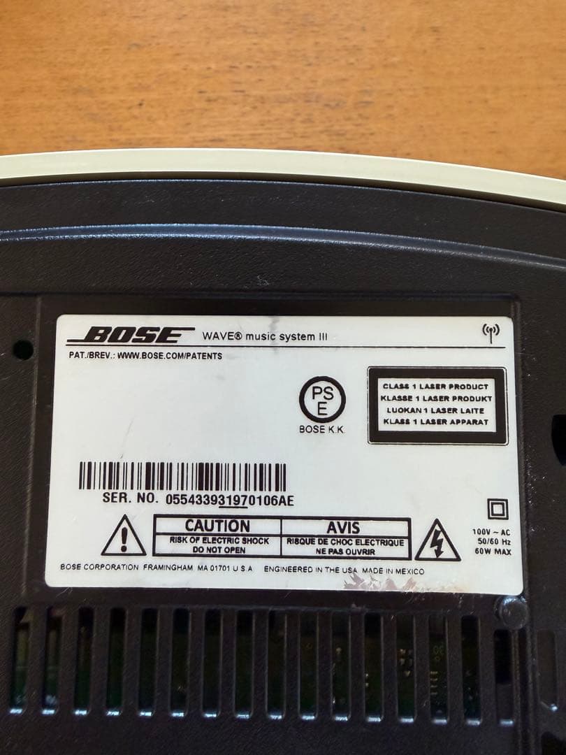 ★BOSE Wave Music System III + Bluetooth付