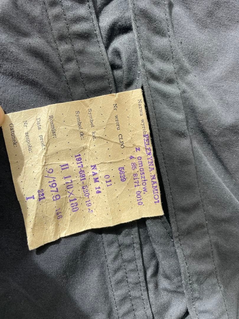 ポーランド軍幕 (ネイビー将校カラー)サイズ２