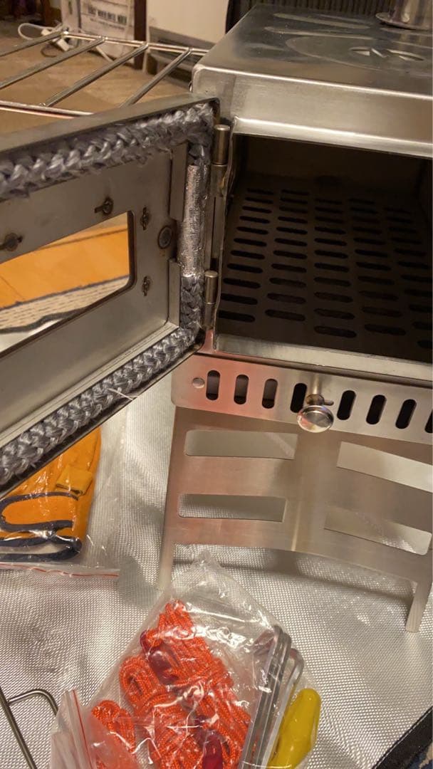 ステンレス製　薪ストーブ