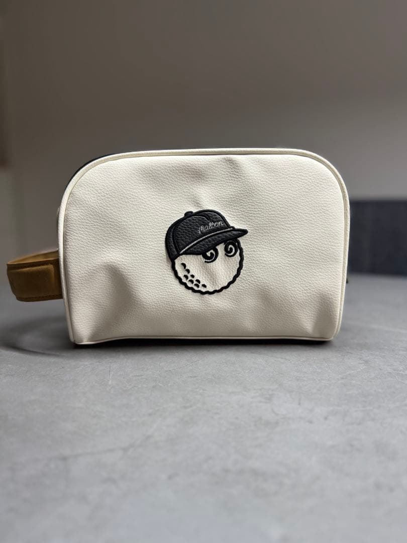 Malbon 刺繍ゴルフカートバッグ ホワイト