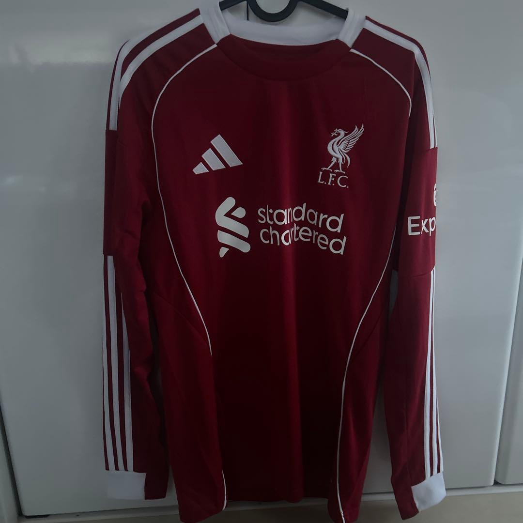 リバプール 長袖シャツ レッド