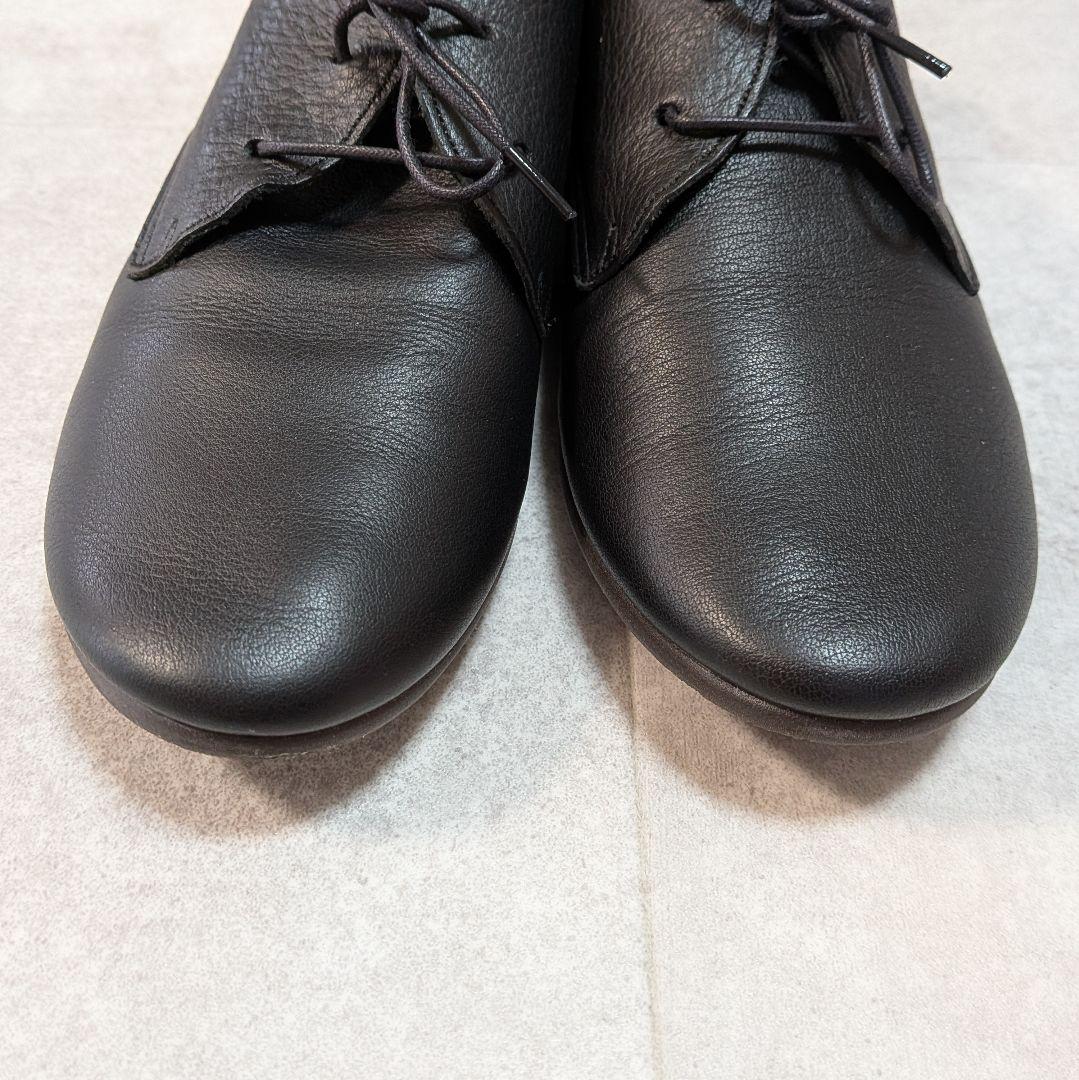 美品✨️ランブルダンス シュリンクレザーレースアップシューズ 23cm 日本製