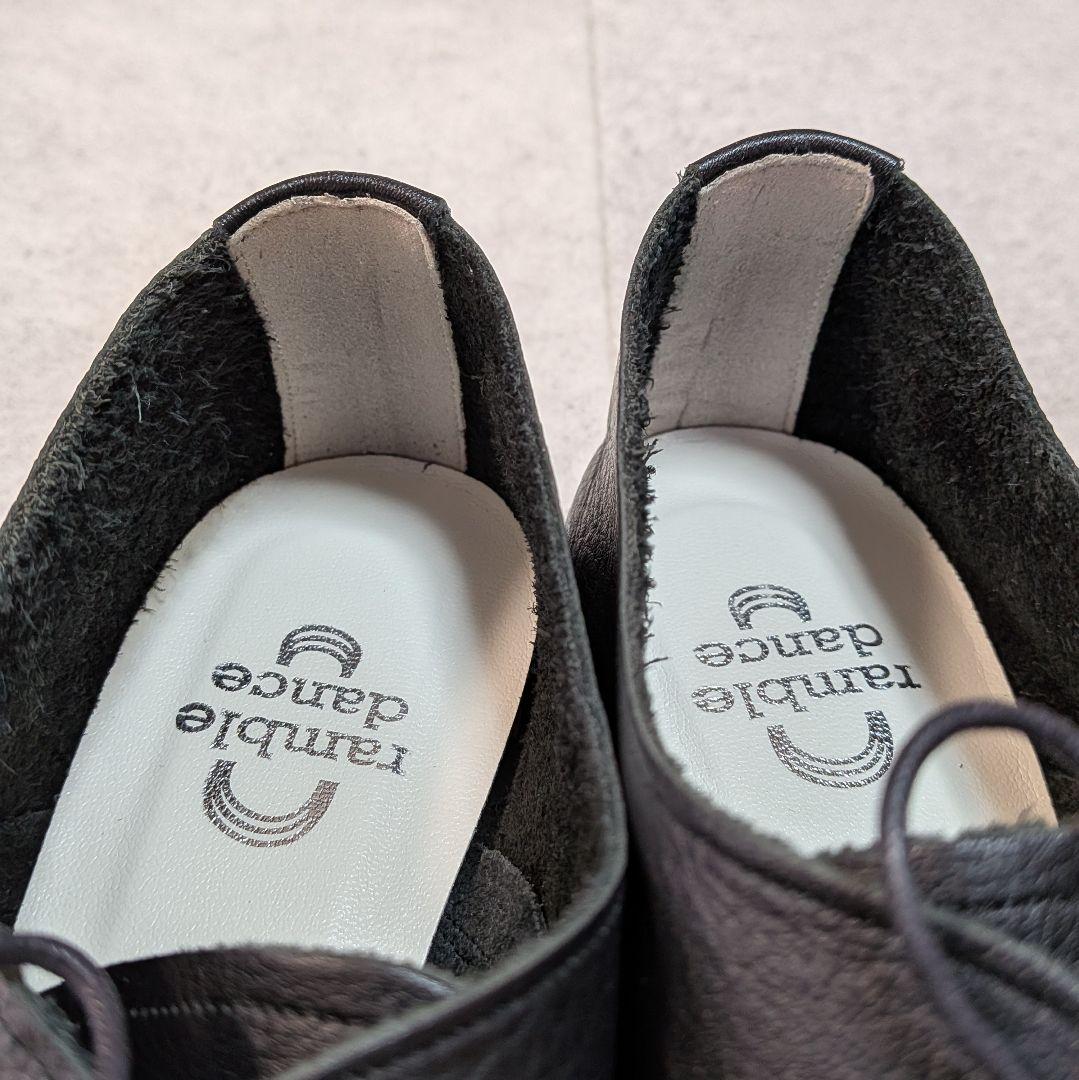 美品✨️ランブルダンス シュリンクレザーレースアップシューズ 23cm 日本製