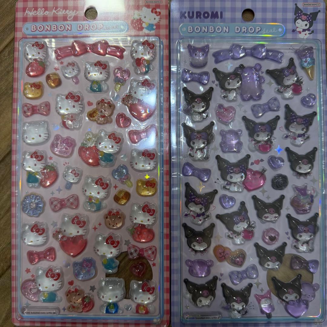 サンリオ ボンボンドロップシール 8枚 セット 第2弾