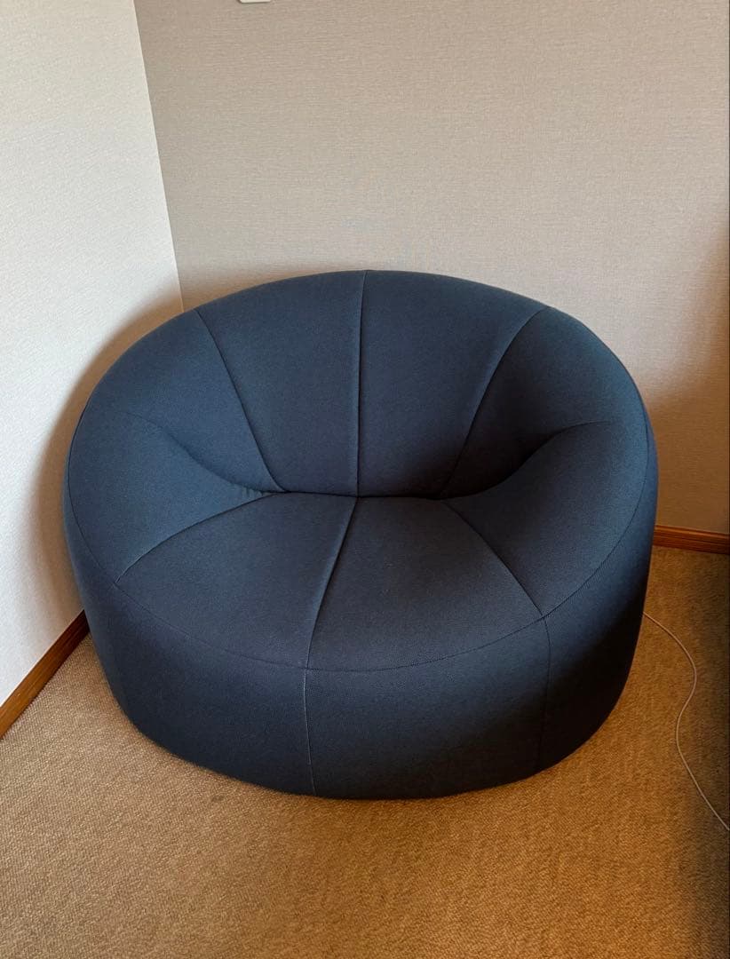 ligne roset 、ロゼパンプキン、1人用ラウンドソファ