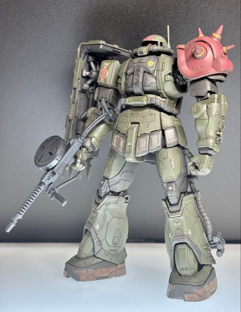 復讐のレクイエム　ザクⅡF型チャプス機全塗装完成品