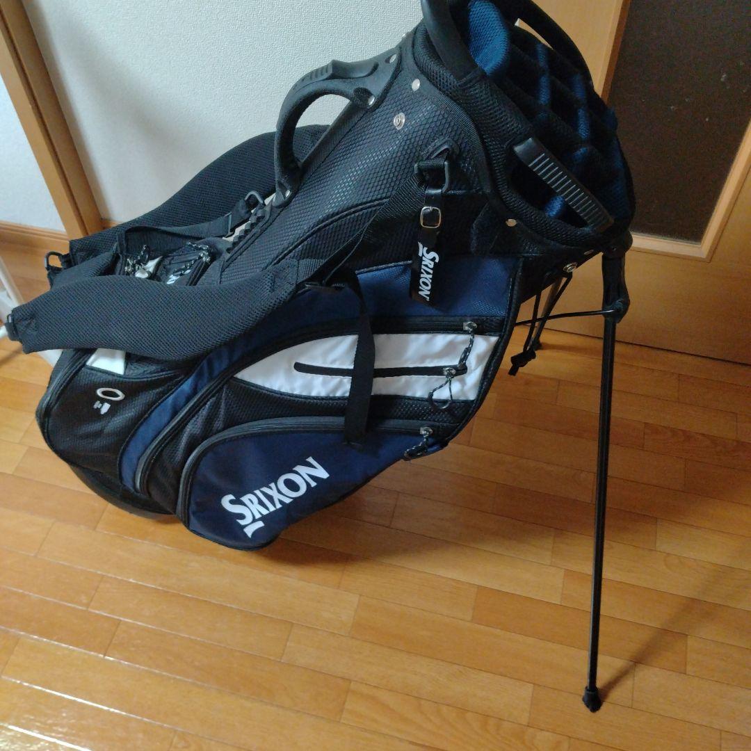 週末特価。Srixon キャディバッグ 青黒