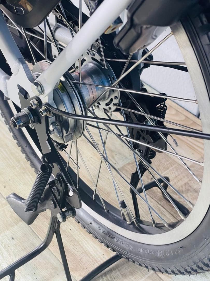 2953ヤマハ8.7アンペア3人乗り対応20インチ子供乗せ　電動アシスト自転車