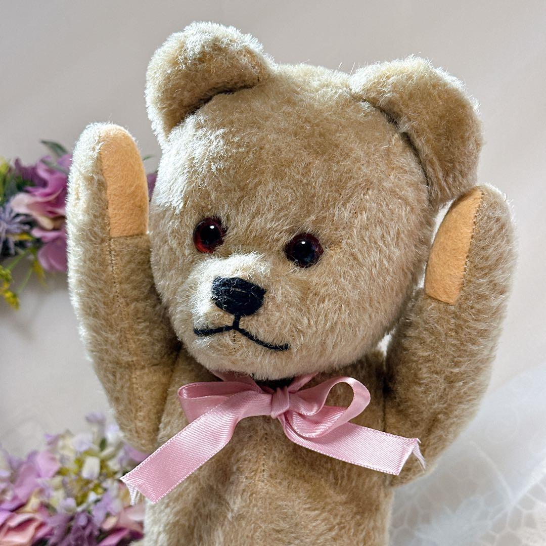 バナナ猫様　アンティークベア4体+ドール1体セット