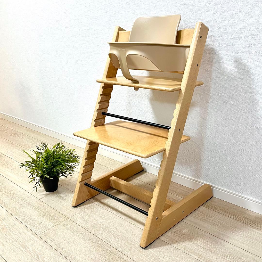 そ108【美品】新型ストッケ トリップトラップ シリアル4 ベビーセットS/N4