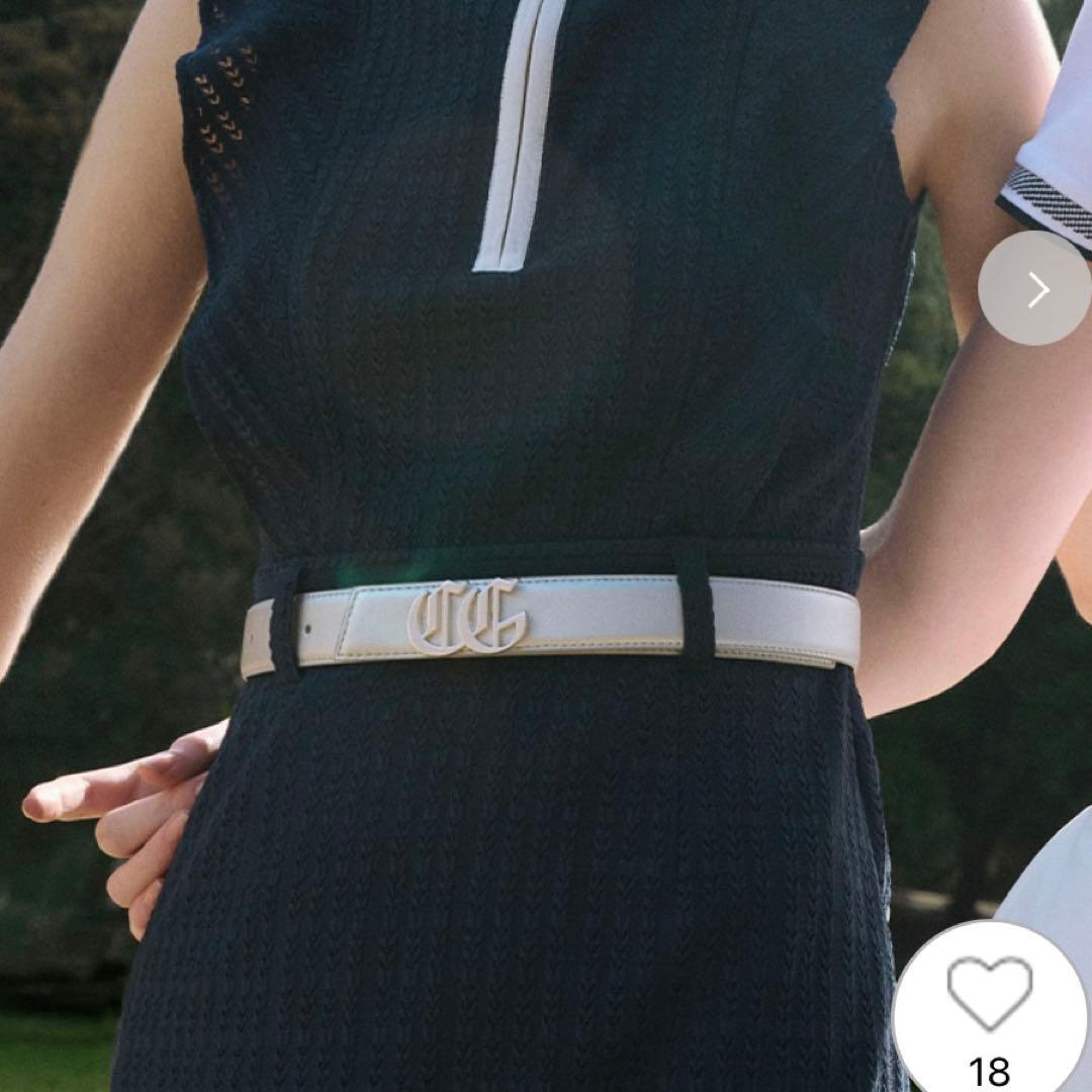 【極美品】完売品 CELFORD GOLF フリルワンピース ベルト 3点セット