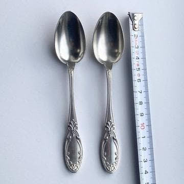 【アイルズバロウ】４本セット☆リボンモチーフ☆ティースプーン