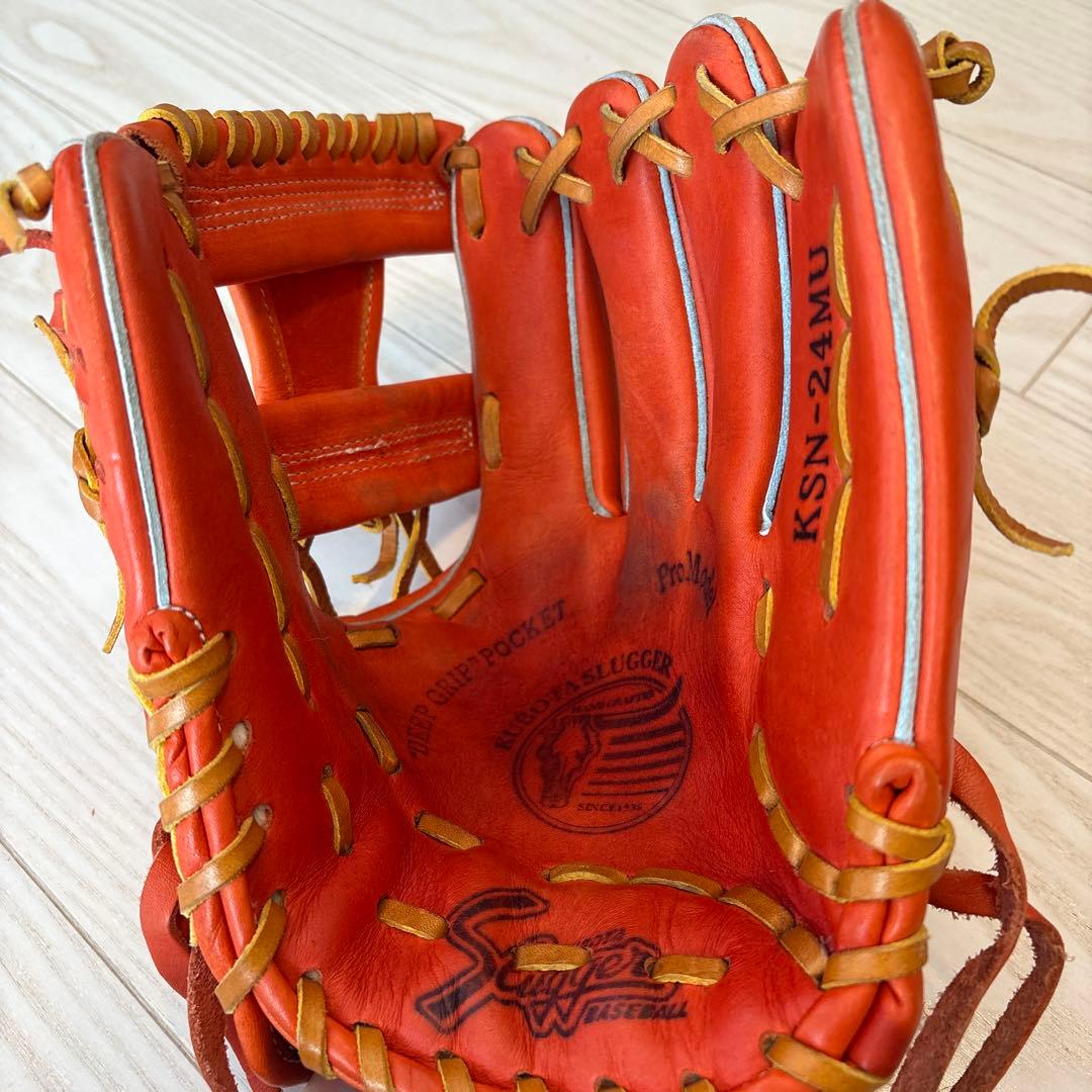 Slagger True Professional 軟式グローブ オレンジ