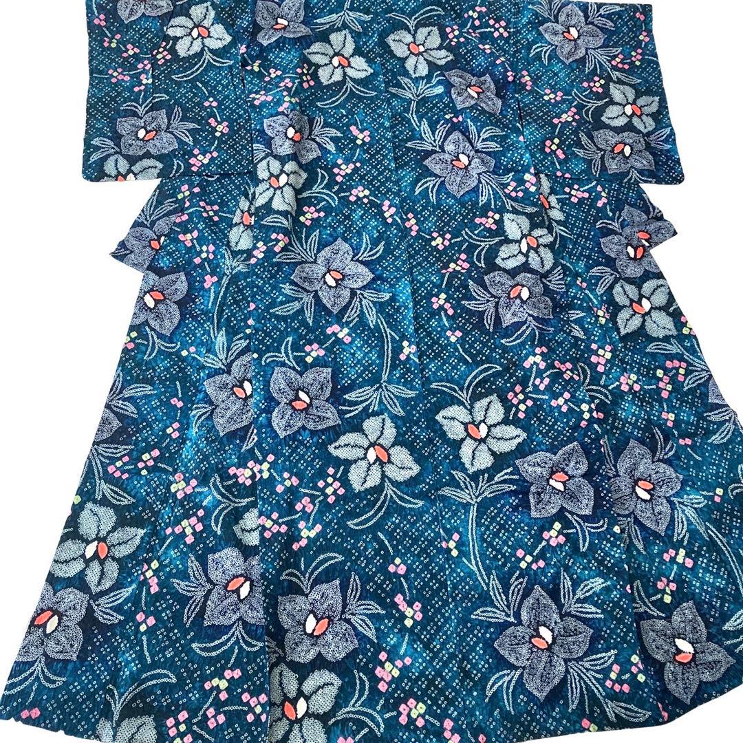 ™️20 ★ピョコです★有松絞り　未使用品　絞り染め　絞り浴衣　浴衣