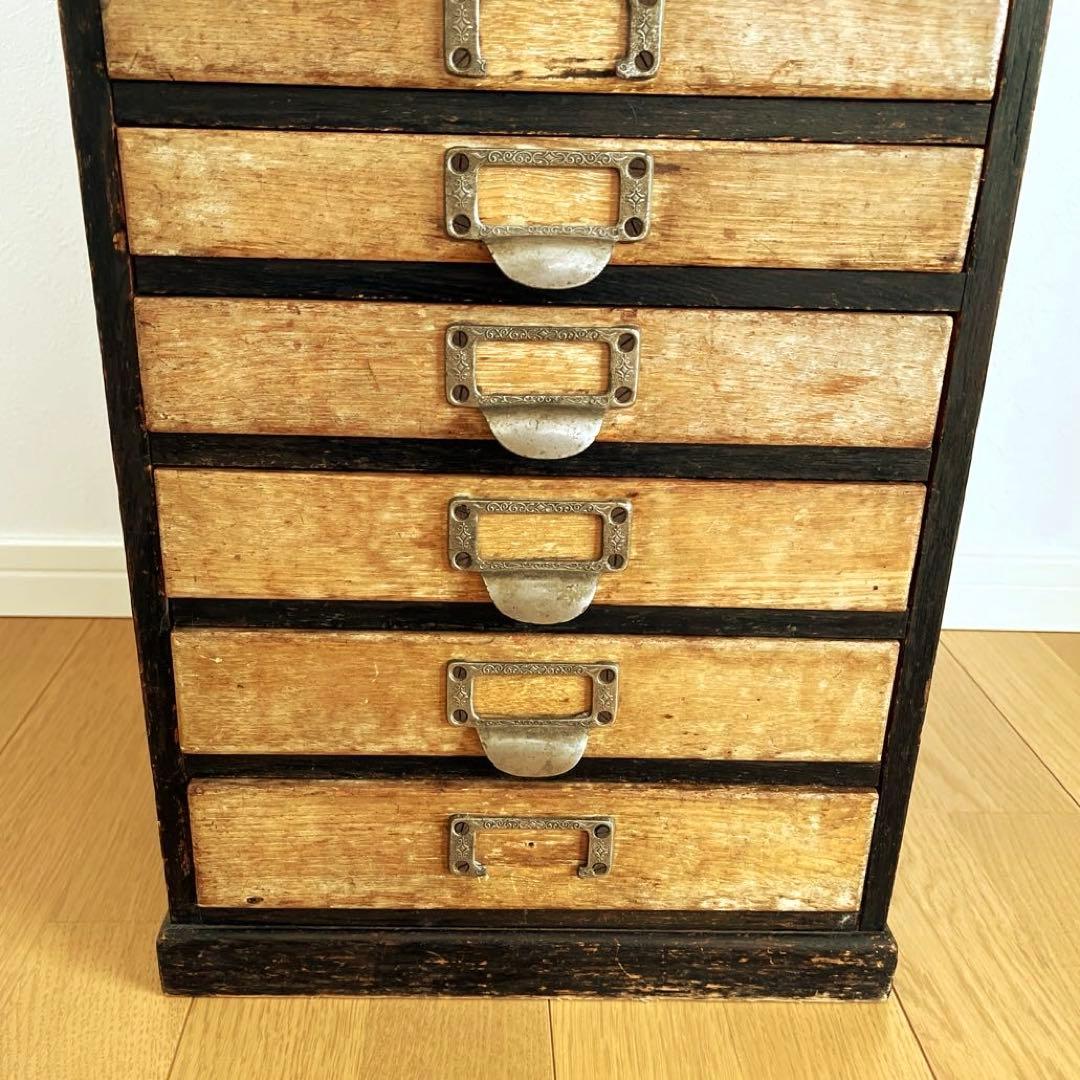 古道具　小引き出し　10杯　木製　小物入れ アンティーク