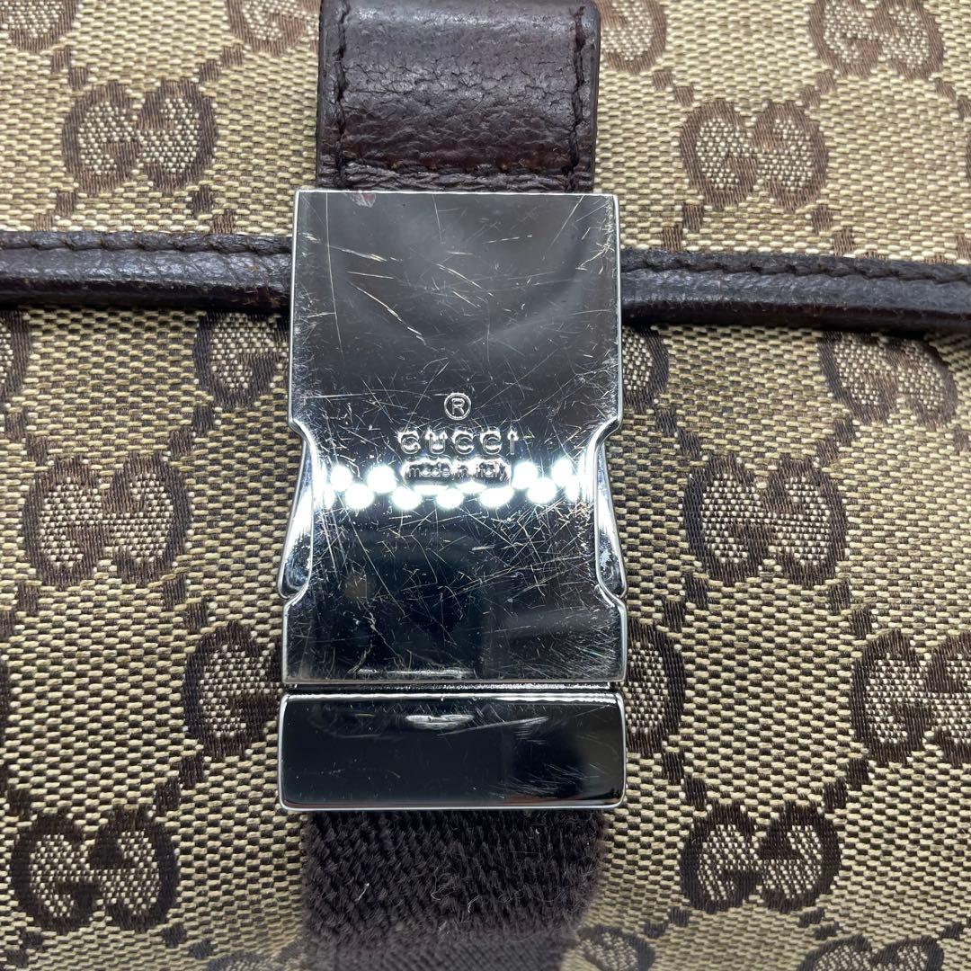 GUCCI ウエストポーチ GG キャンバス w5