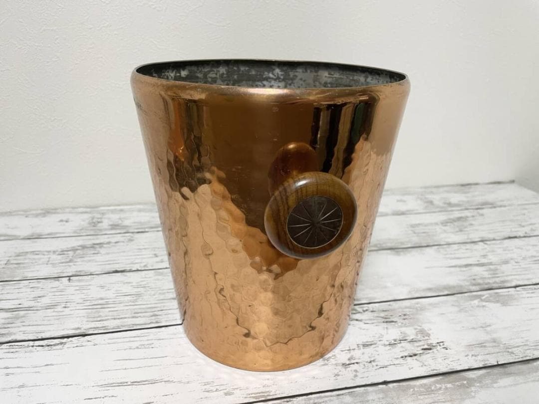 MADE STOCKLI NETSTAL SWISS 銅 ボトルクーラー バケツ