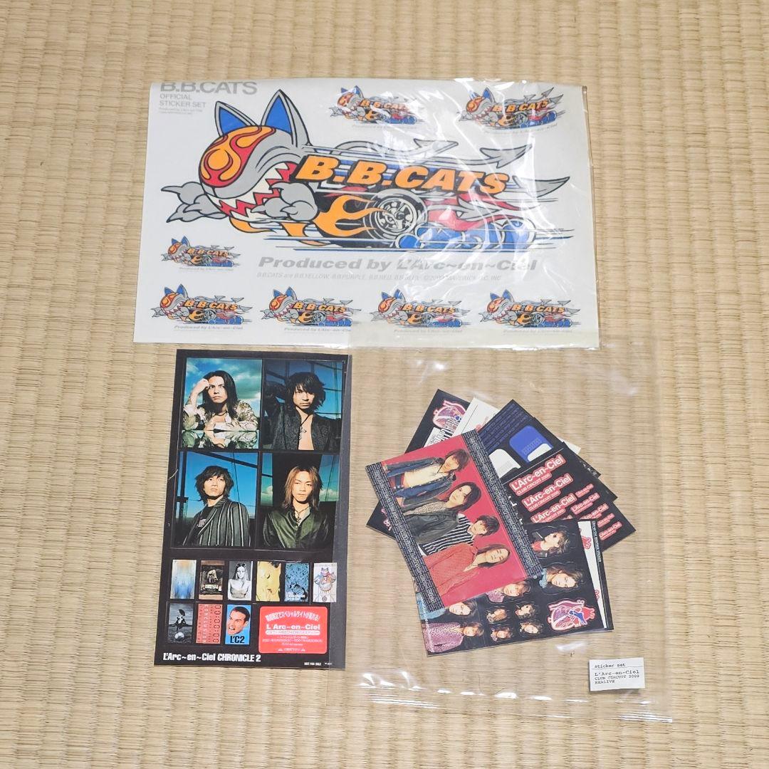 L'Arc～en～Ciel　ラルク　ラルクアンシエル　FC会報　ステッカー