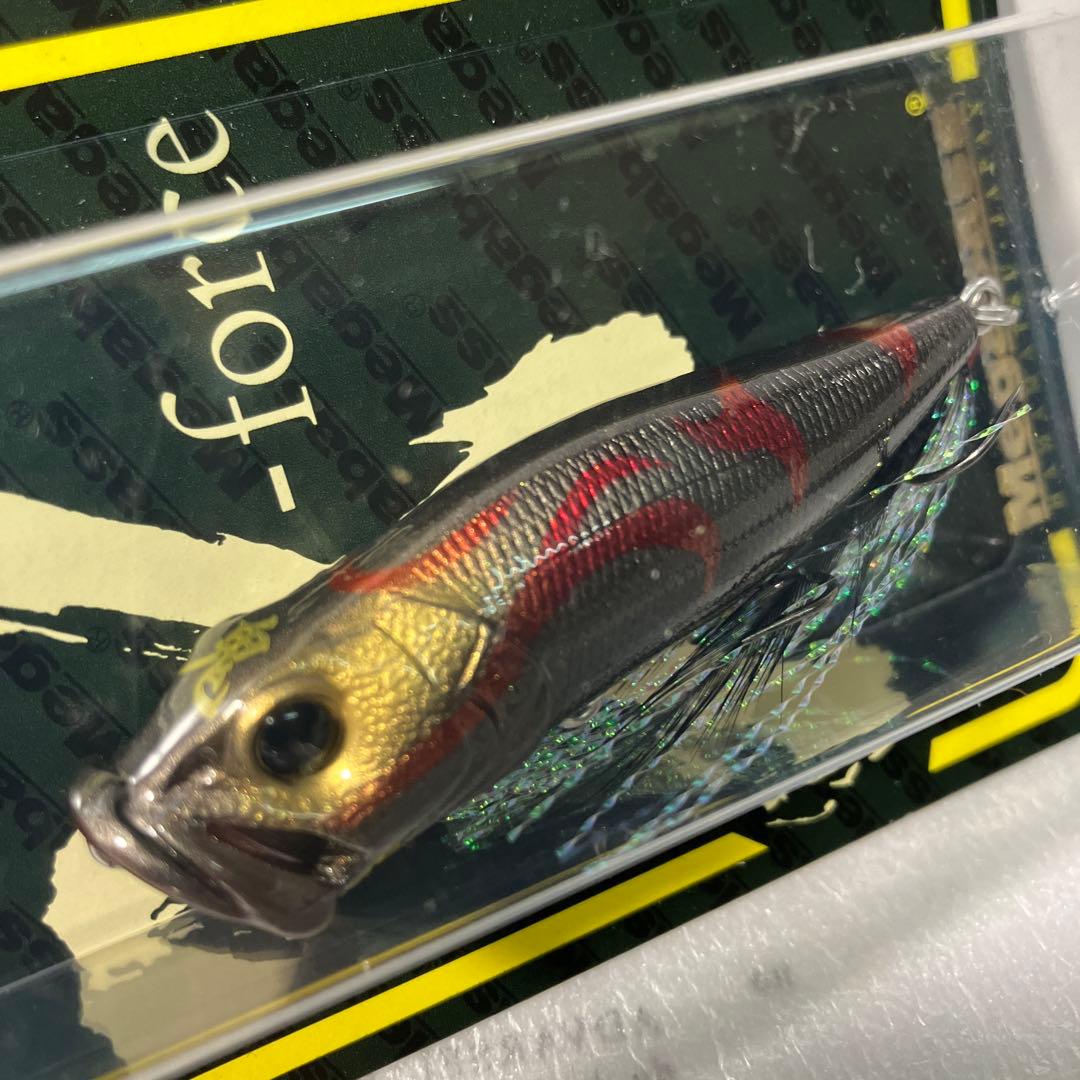 メガバス　激レア40個限定カラー ポップ-X カブキブラック　鬼　POPx