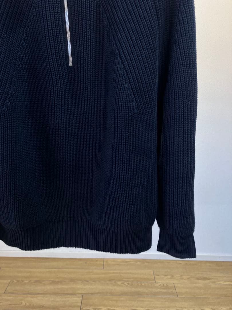 BATONER バトナー ハーフジップ ニット