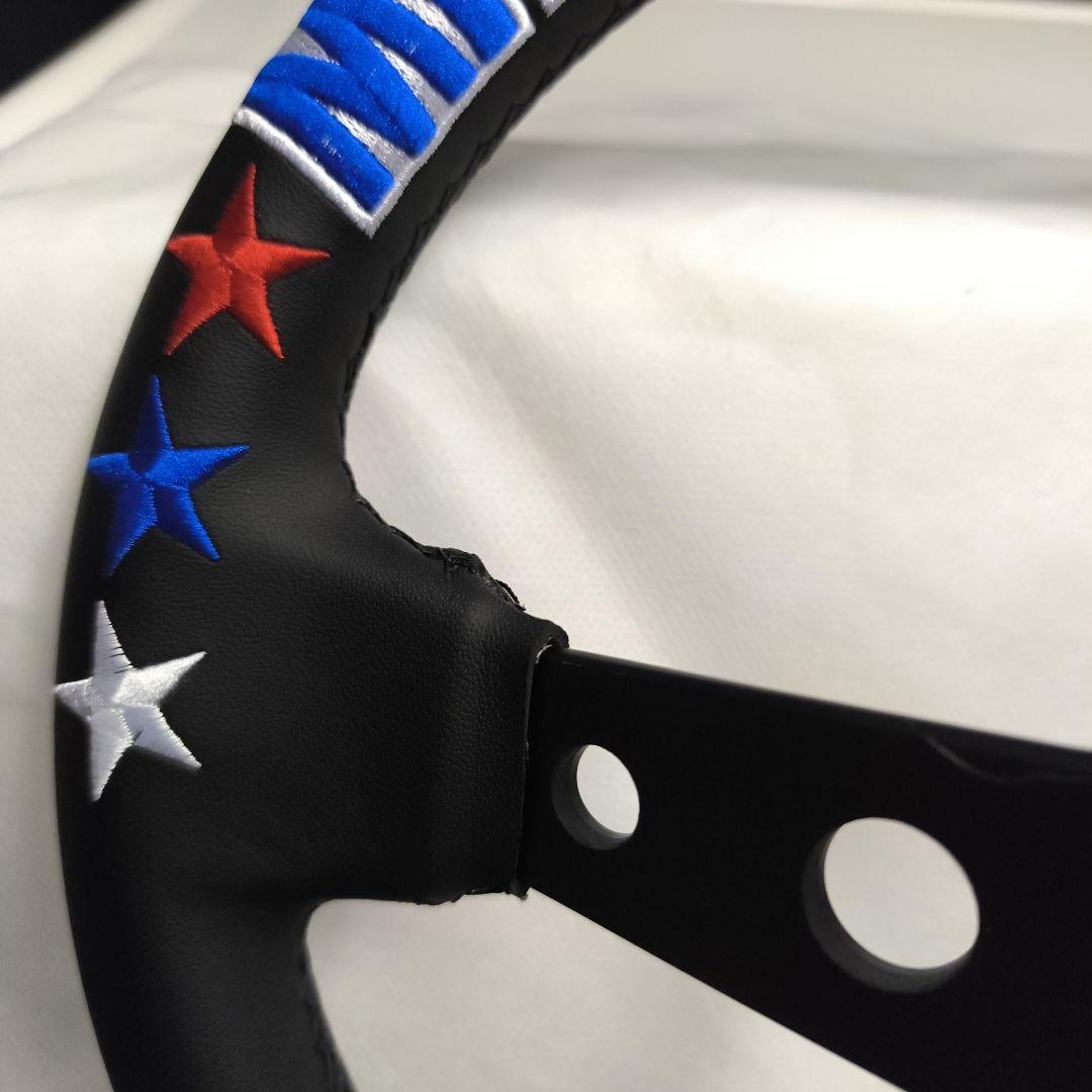 326powerスタイル　ラリークイックステアリング　320mmディープ