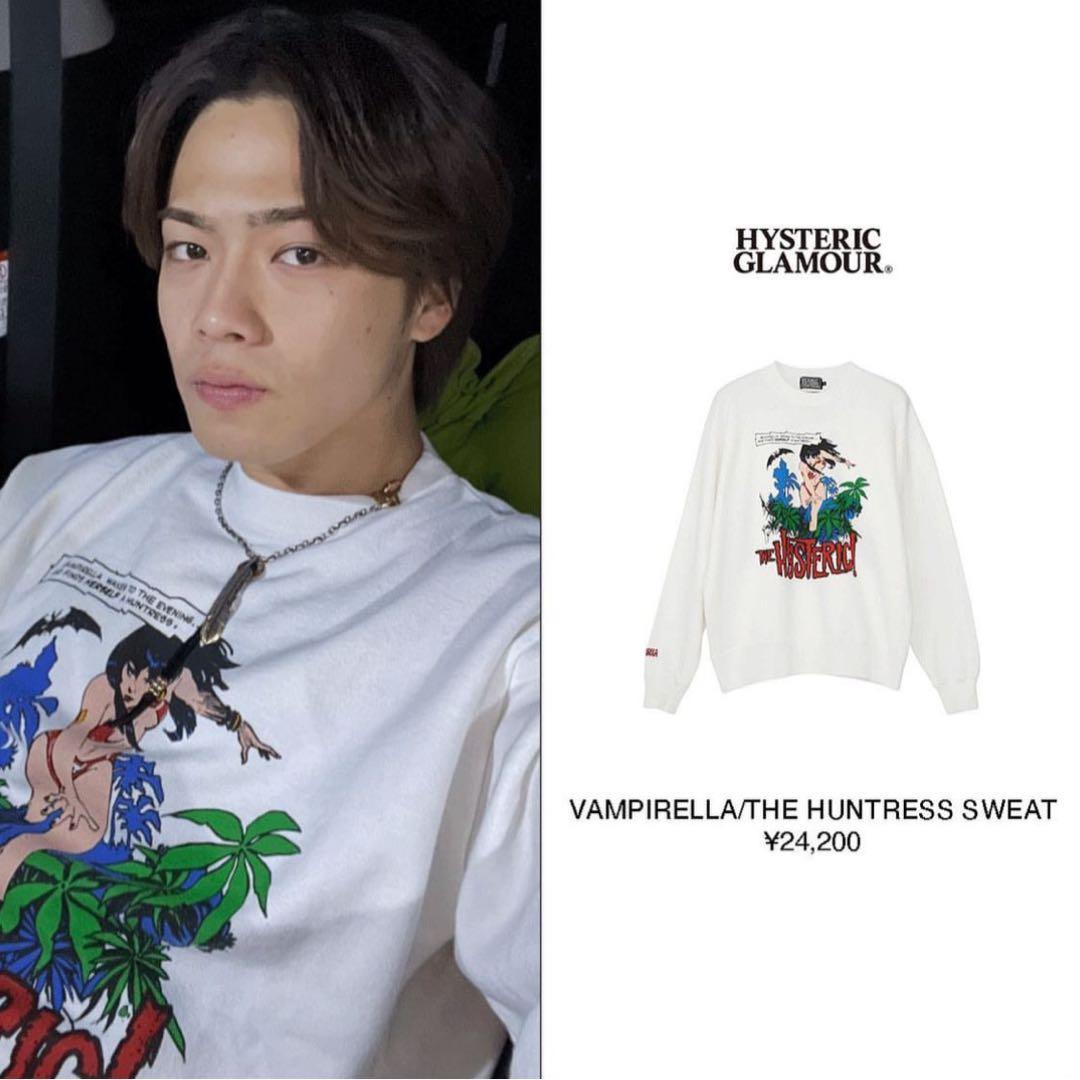 コムドットやまと着用　 ヒステリックグラマー　ヴァンピレラコラボT