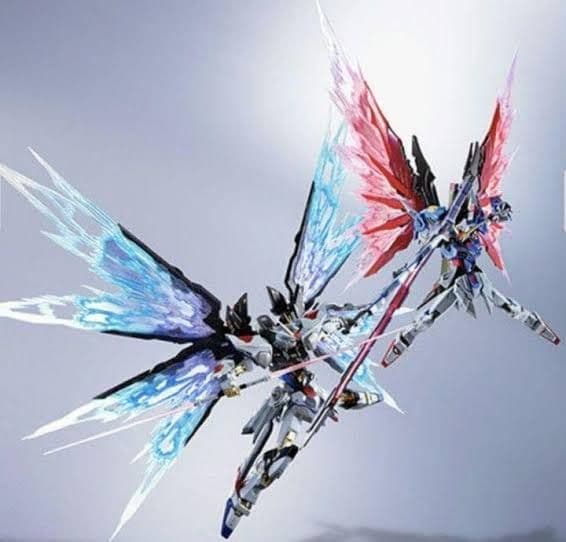 LBUILDデスティニー＆ストライクフリーダムSOULVer光の翼セット