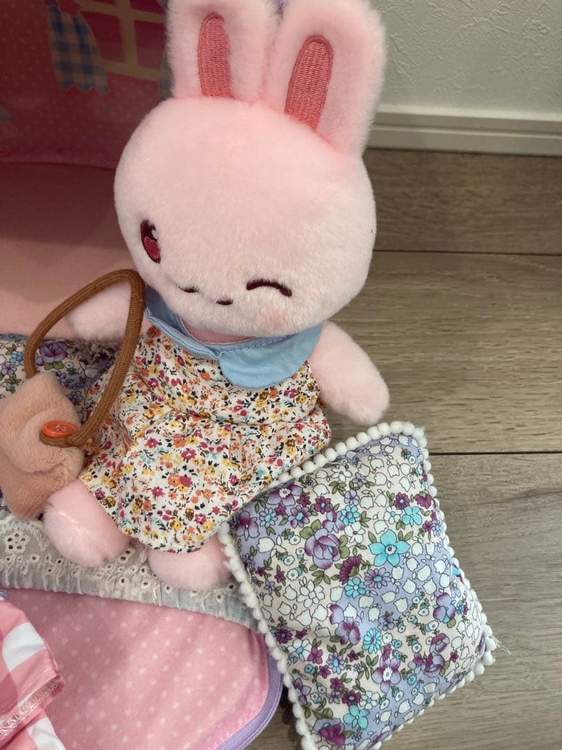マザーガーデン うさもも おほしさまハウス ぬいぐるみ ハウス型収納ケース