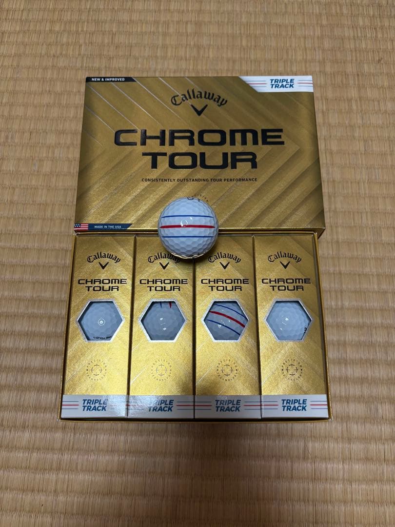 Callaway Chrome Tour ゴルフボール トリプルトラック　２４球