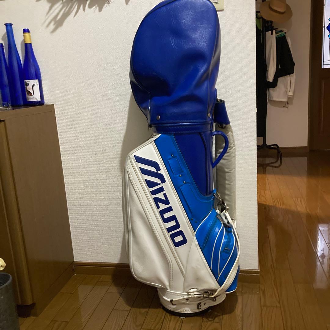 MIZUNO キャディバッグ 青/白