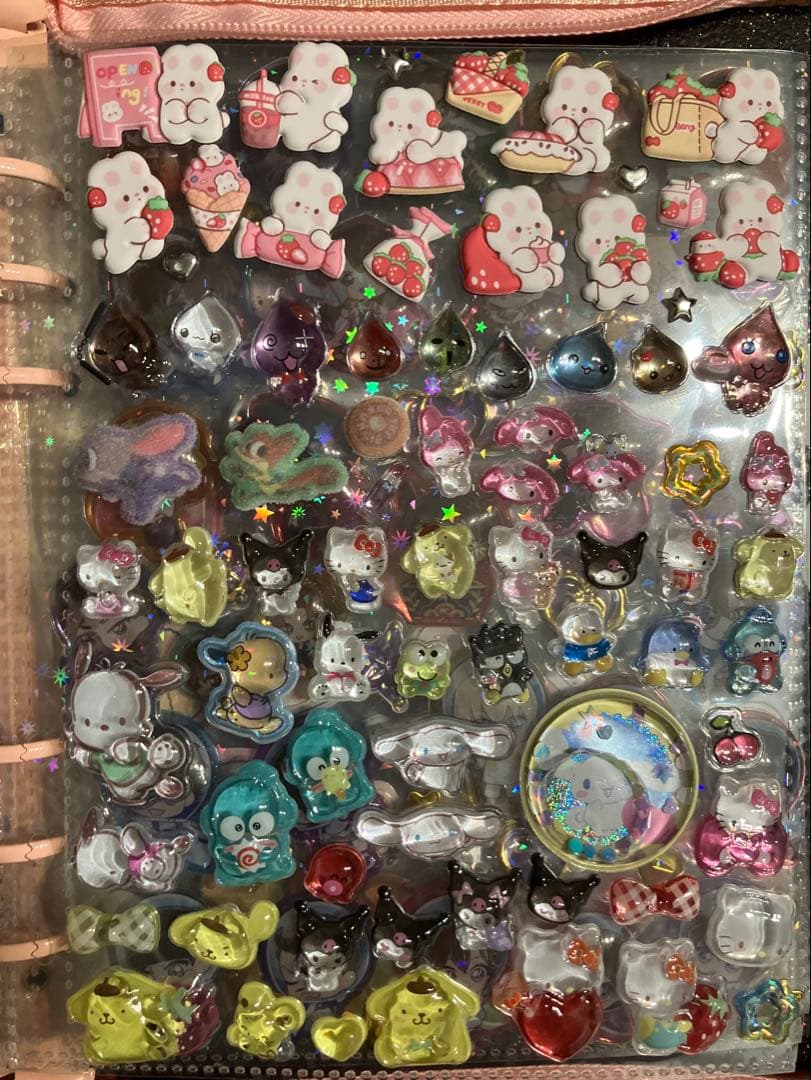 A5 デカシール帳 完成品 おすそ分け