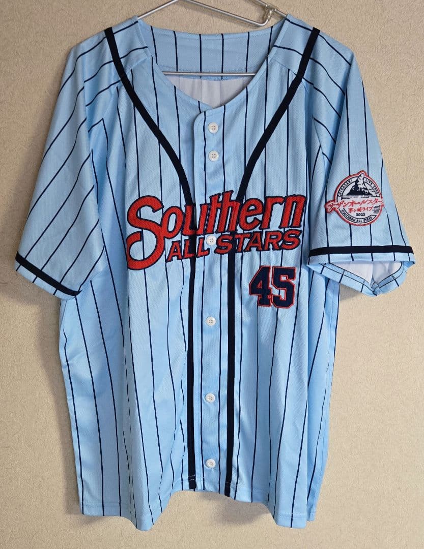 値下げ　サザンオールスターズ　茅ヶ崎ライブ　ベースボールシャツ　Mサイズ