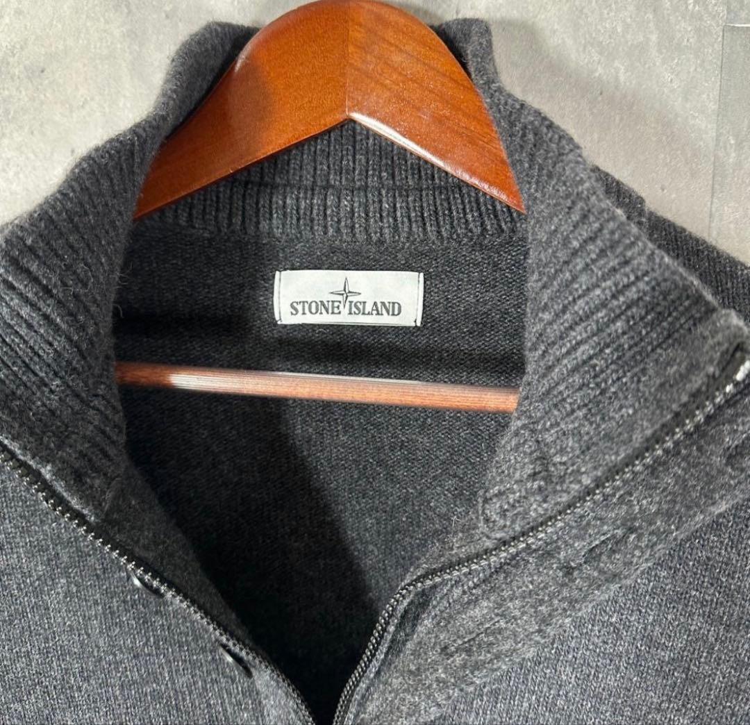 【中古】Stone  ハーフジップ セーター