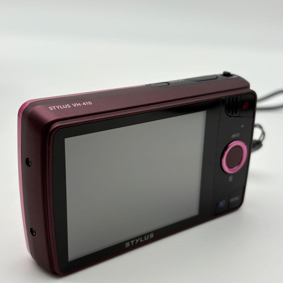 【美品】OLYMPUS オリンパス VH-410 ピンク コンデジ 動作確認済み