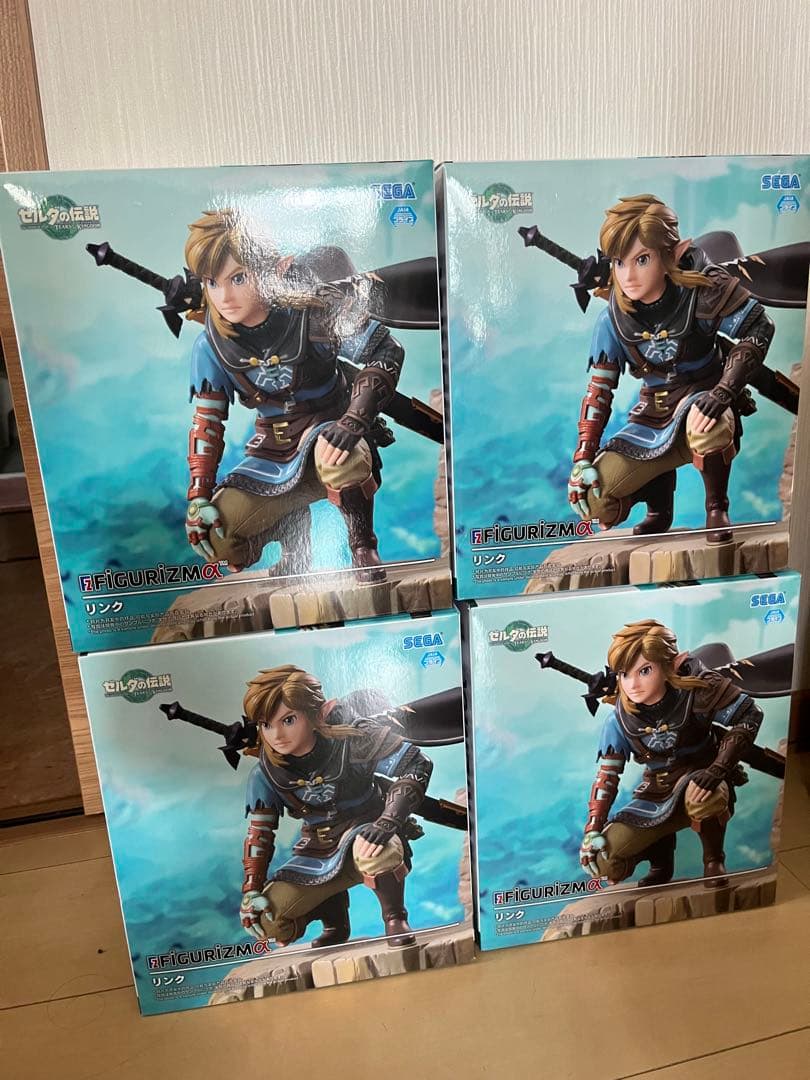 ゼルダの伝説　ティアーズ オブ ザ キングダム　FIGURIZMα リンク　4個