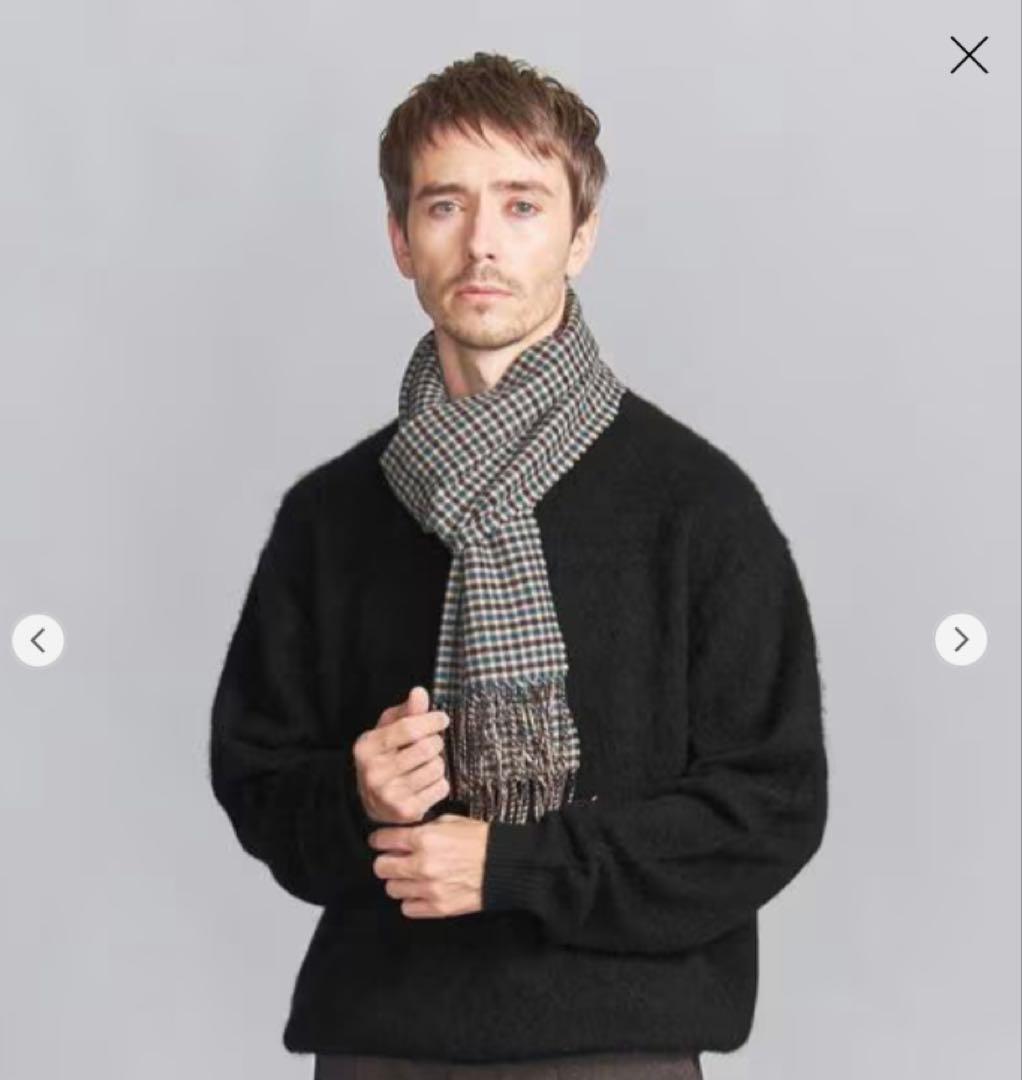 ビューティアンドユース ユナイテッドアローズ　ヤク クルーネック ニット L