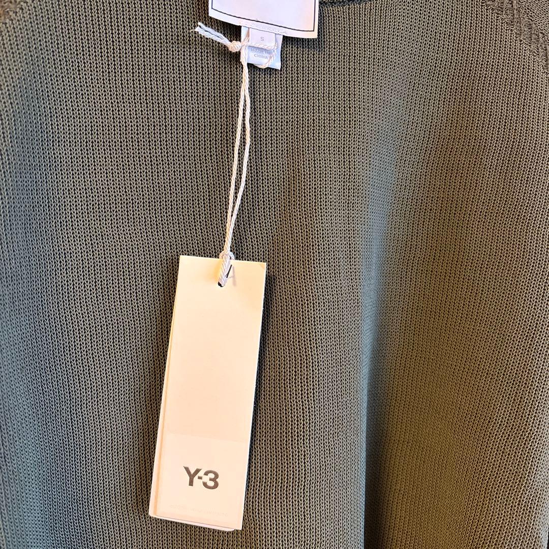 【未着用】Y-3 オリーブグリーン クルーネックセーター
