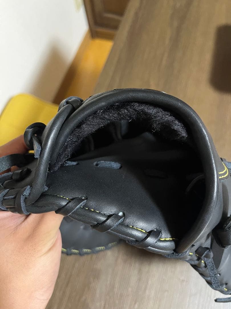 ZETT ファーストミット 軟式 黒