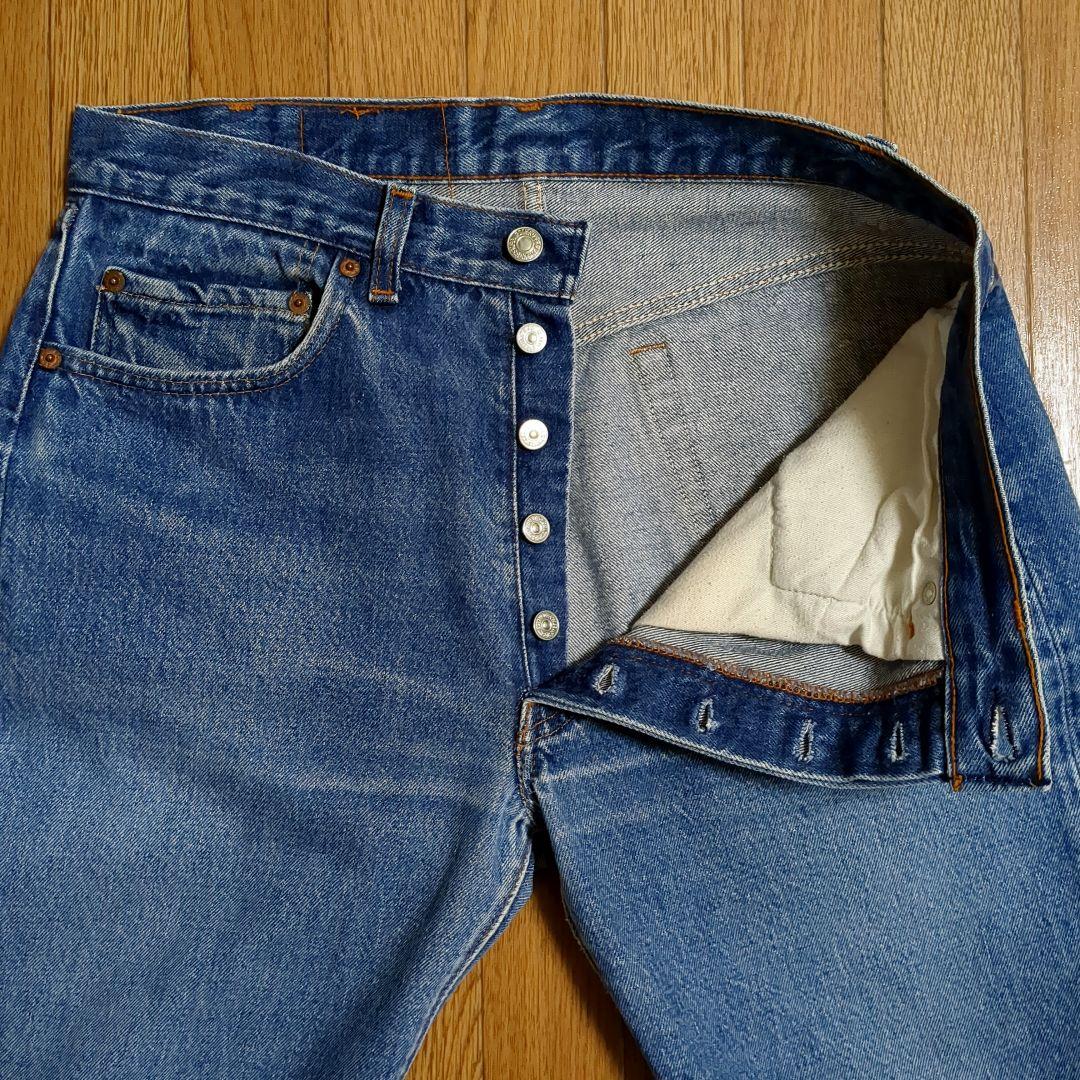 リーバイス501ハチマル W34 旧16番工場 内股シングル 501赤耳 80s
