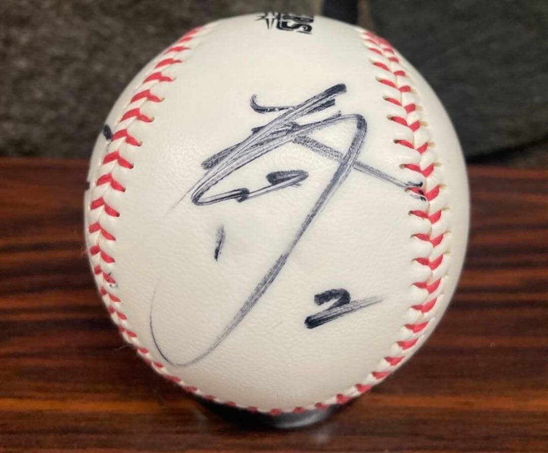 杉谷拳士選手　ファイターズ　投げ入れ直筆サインボール FIGHTERS