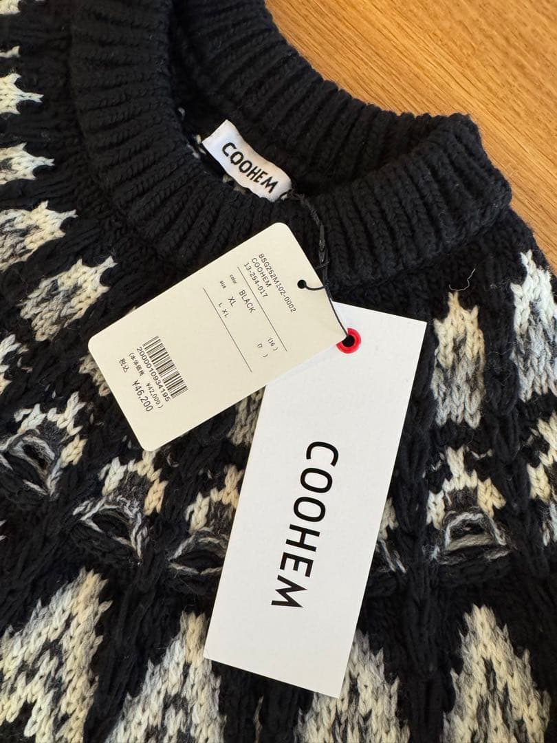COOHEM ノルディック柄セーター X L