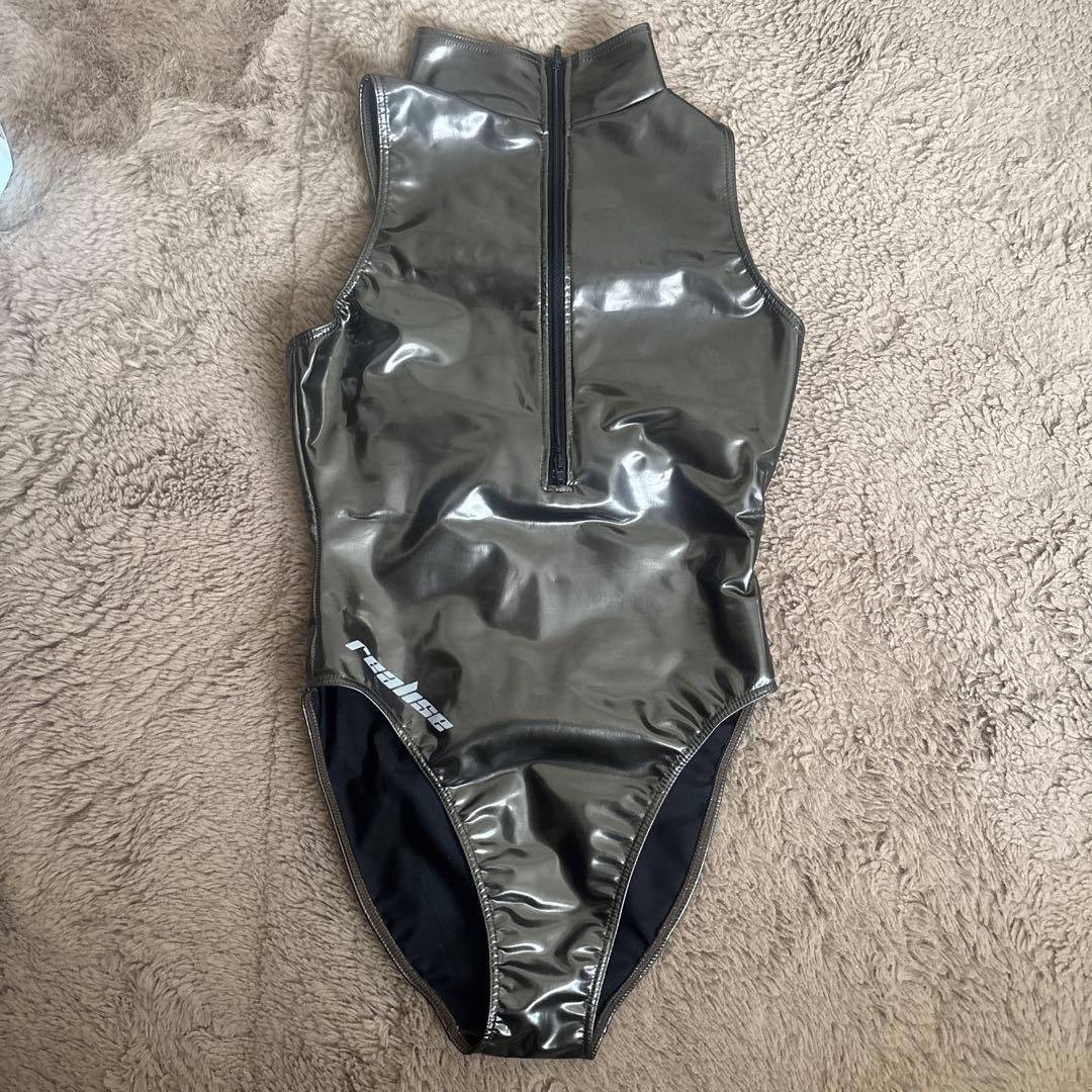 REALISE リアライズ 競泳水着 エナメル Ｍサイズ ガンメタ