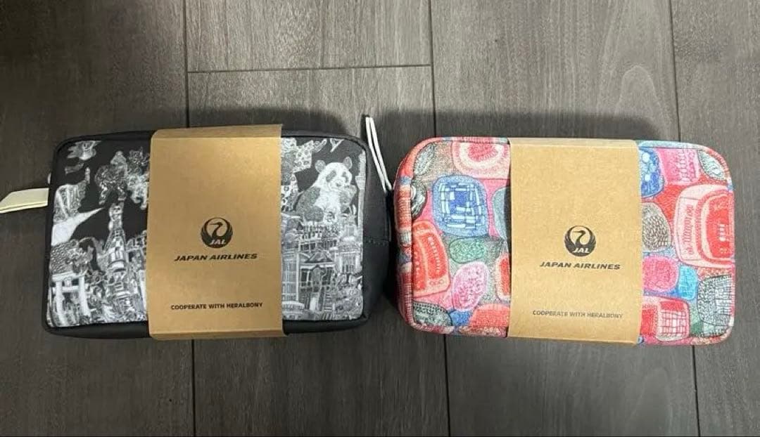 JAL ファーストクラス アメニティ　ヘラルボニーパジャマ　セット