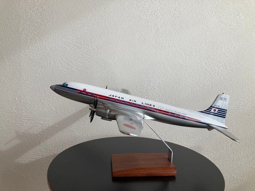 【超レア】WING CLUB JAL DC-7C 1/72デスクトップモデル