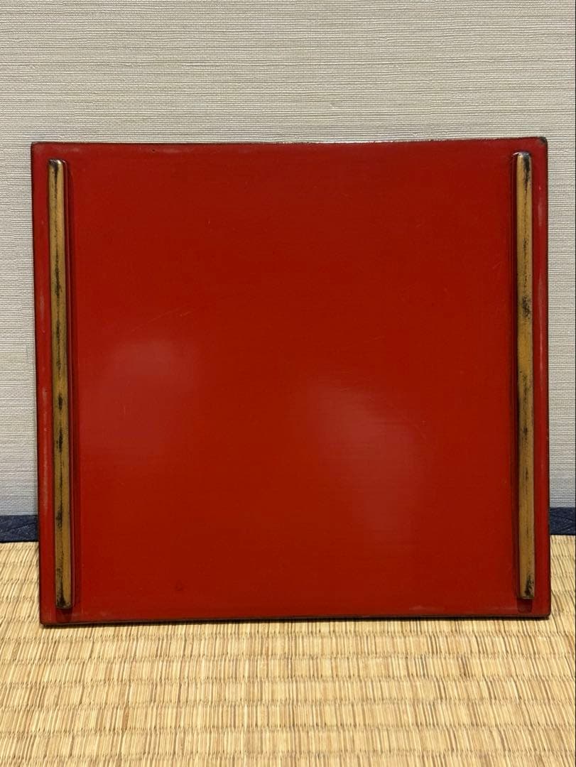 輪島塗 菊花総沈金彫 五段重箱 木製漆器