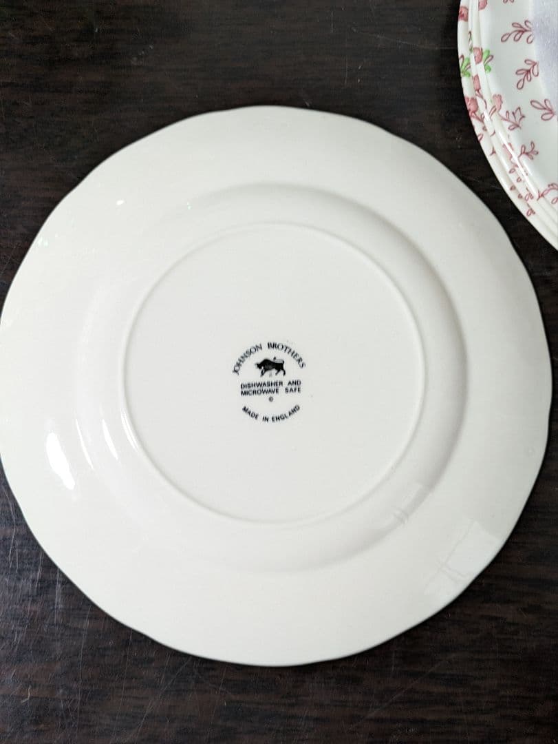 JOHNSON BROTHERS 花柄プレート 5枚セット　未使用　お値下げ中